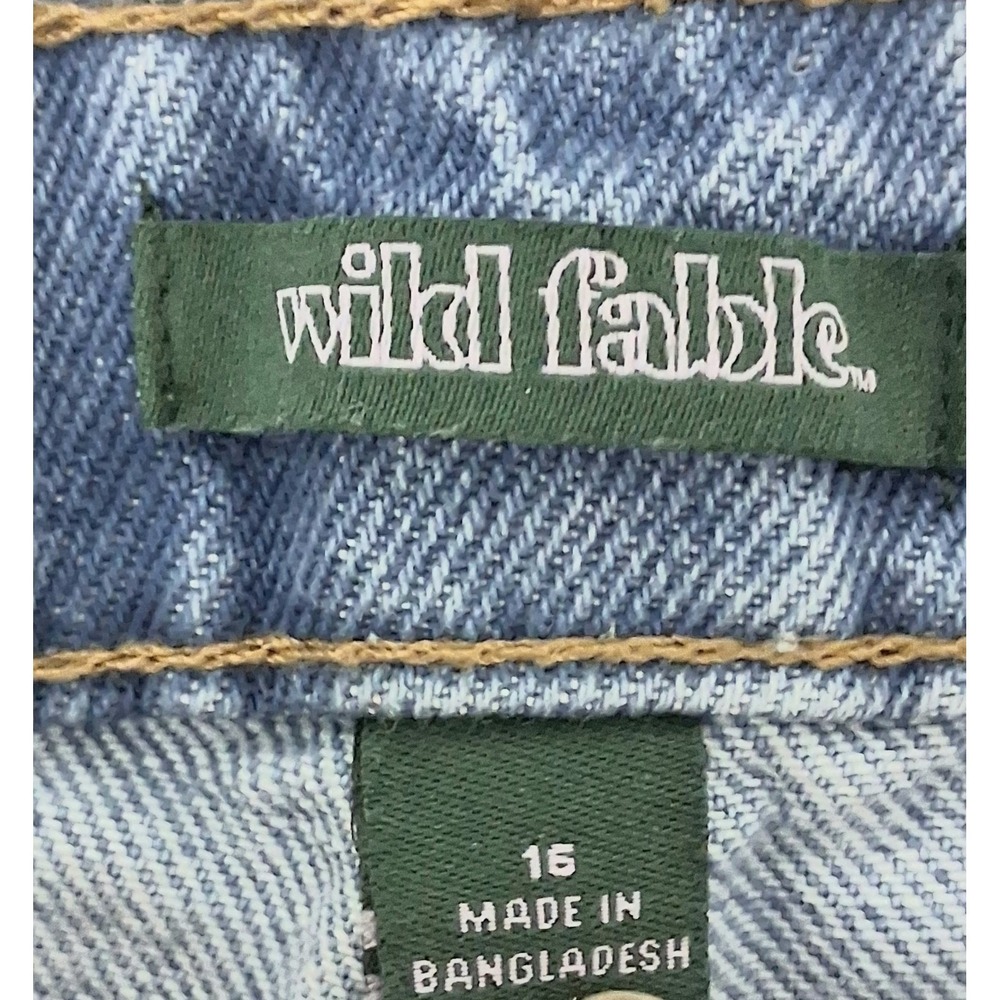 Wild Fable Jeans Women's Size 16 Blue 90's Relaxed Straight Leg Mid Rise NEW - Picture 5 of 16